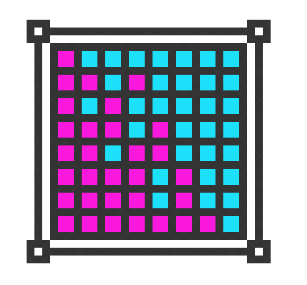 Pixel Grid Logo